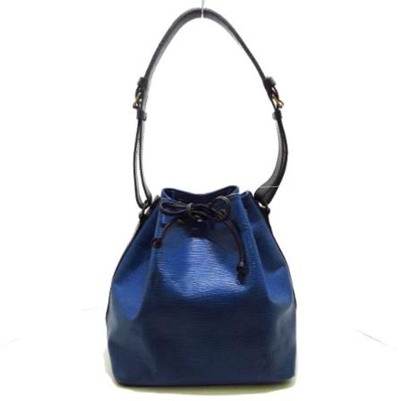Louis Vuitton Vintage, Pre-owned Leather Shoulder Bag Blauw, Dames, Maat:ONE Size