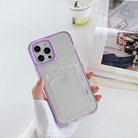 PC+TPU Kortspor Deksel For iPhone 12 / 12 Pro