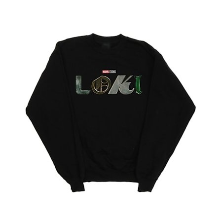 Marvel Herr Loki Logo Sweatshirt 3XL Svart