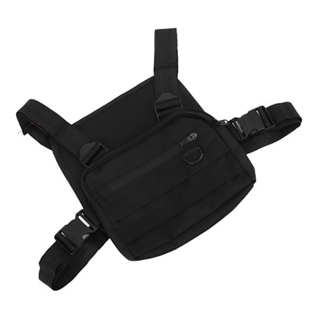 Chest Rig Vandtæt Oxford Cloth Justerbar skulderrem Pouch Vest Pack Taske til udendørs
