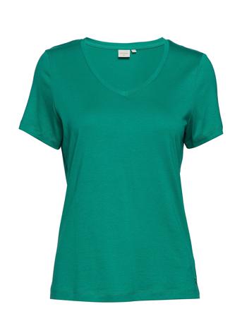 Naia Tshirt T-shirt Top Grøn Cream