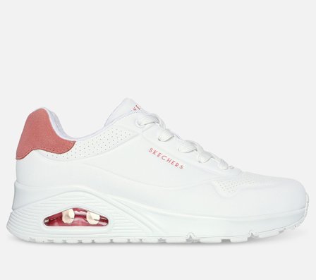 Skechers, Uno - Pop Back, 39,5, Hvid, Dame