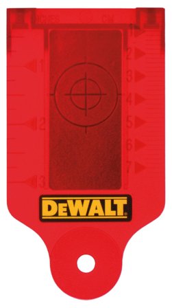 Dewalt DE0730-XJ Målkort for rød laser, Laserinstrumenter