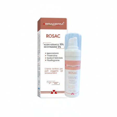 Braderm Rosac Crema Viso Lenitiva 30ml