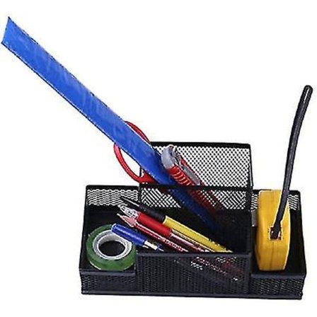 Mesh Skrivebordsarrangør 4 Rom Kontor Skole Hjem Bruk Ryddig