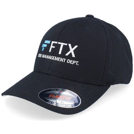 Iconic - Noir flexfit Casquette - "FTX Risk Management Black Flexfit " @ Hatstore