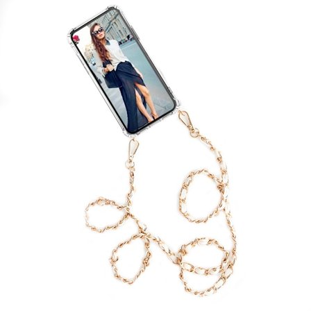 Boom Huawei Mate 20 Pro mobilhalsband skal - Chain White