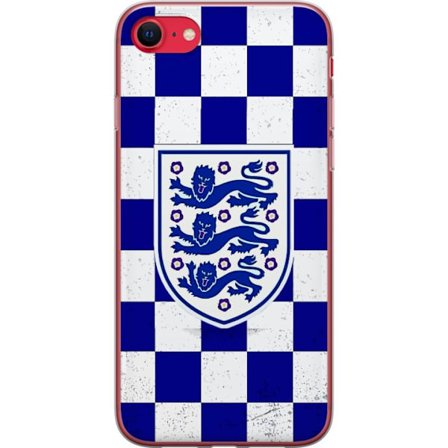 Yhteensopiva Puhelinkuori Apple Apple iPhone 7 Graafinen shakkiruudukkokuviointi sinisellä ja valkoisella, klassisella heraldisella vaakunalla, retro