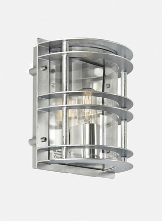 Stockholm 226 utelampe - galvanisert/klar