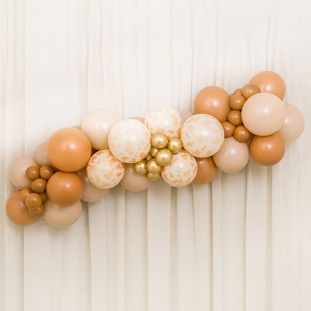 Ballonggirlander Kit Hazelnut