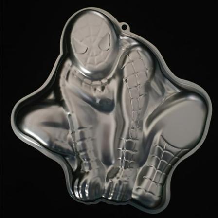 3D Spiderman Bakpanna Aluminium Form DIY Födelsedag Mould Kök
