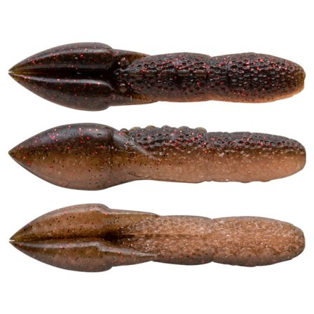 Fish Arrow Heavy Poop 7,6cm, 11g - Green Pumpkin Red/Orange