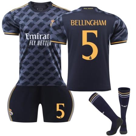 2024 Ny Real Madrid bortafotbollströja barn nr 5 BELLINGHAM 12-13 år- Perfet 26 [10-11 years]