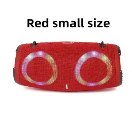 100W trådløs TWS subwoofer bærbar vandtæt højttaler RGB farverig roterende blinkende lys bluetooth højttaler