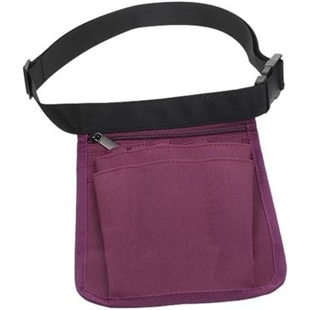 25x18x1cm Sykepleievesker for Sykepleiere Stoffvesker for Kvinner Oppbevaringslomme Organizer Lomme Verktøybæreveske Hage Wai