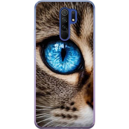 Kompatibelt Mobildeksel til Xiaomi Redmi 9 Fargesprakende spiralgalakse i rommet med stjerner, tåker og kosmisk lys