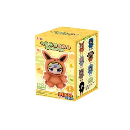 Naruto Blind Box Shippuden Party Series Uzumaki Utstoppet Shippuden Håndlaget Plysjfigur Ornament Leketøysamling Barnegave
