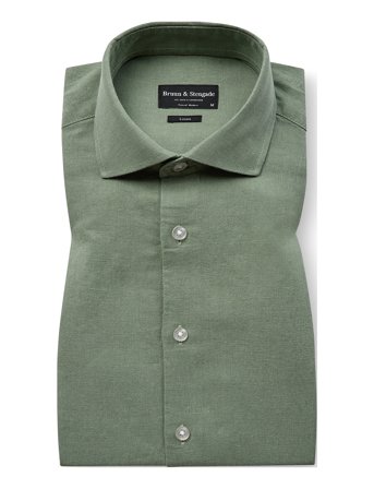 Bs Ant Lli Casual Modern Fit Shirt Green Bruun & Stengade