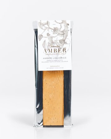 Chokoladebar - Amber Liquorice - 110 g - Summerbird Organic