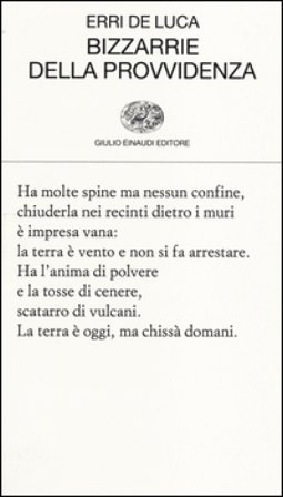 Bizzarrie della provvidenza Erri De Luca