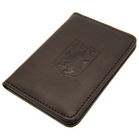 Aston Villa FC Crest Card Holder One Size Svart Svart