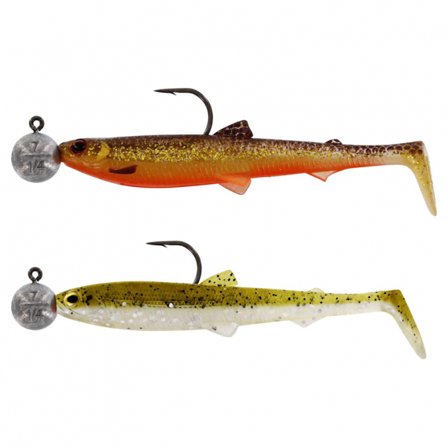 Westin Bullteez Shadtail R'N'R 12.5cm #6/0 10g Clear Water Mix 5 2Pcs