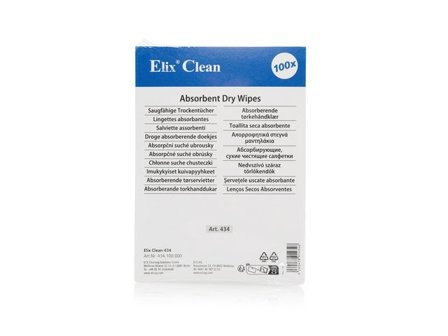 ELIX Rengöringsduk torr luddfri 100/fp - Lyreco - Datorprodukter - Datorrengöring - Rengörings-servetter