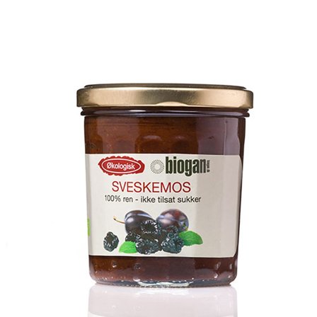 Biogan Sveskemos uden tilsat sukker Ø 225 g, Helse & Madvarer, Babymad, Babymos