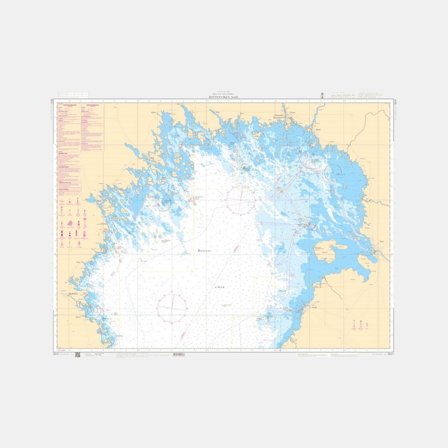Coastal Chart Sjöfartsverket 41 Bothnian Bay, North (Edition 2024)