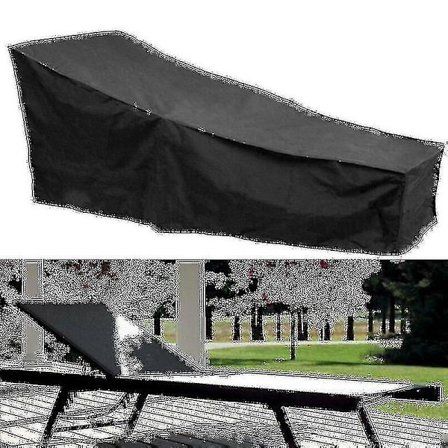 Tålig Vattentät Solstol Solbädd Trädgårdsmöbler Överdrag Patio Rotting-26-1