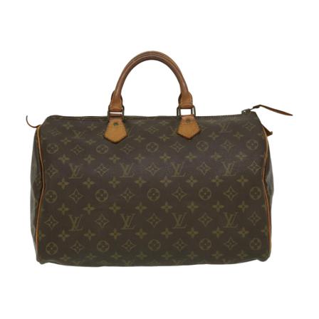 Louis Vuitton Vintage, Pre-owned Speedy 35 Monogram Handbag Bruin, Dames, Maat:ONE Size