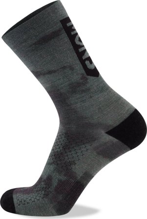 Mons Royale Atlas Merino Crew Sock Unisex workout socks Grey 39-41