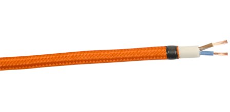 Gelia 4070810022 Tekstilkabel SKK, 3 meter, Stikkontakter & kabler