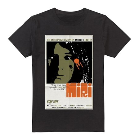 Star Trek Herr The Original Series Avsnitt 8 T-Shirt M Svart