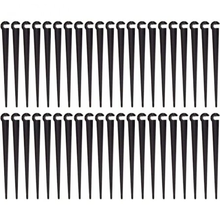 100 st bevattning rör stödpinnar stöd rör pinnar plast