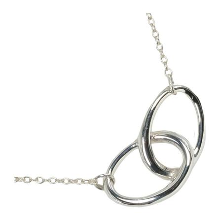 Tiffany & Co. Pre-owned Necklaces Grå, Dame Vintage Smykker, Størrelse: ONE Size