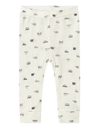 Nbmwang Wool Needle Longjohn Noos Cream Name It