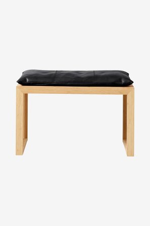 Cinas - Bänk 2-sits Bambu Rib set - Svart - Bänkar - Från Homeroom