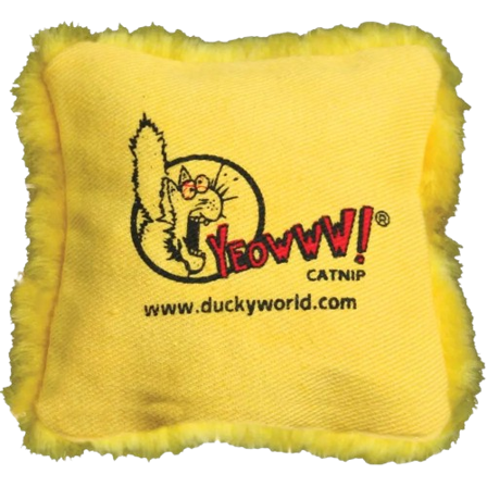 Yeowww! - Catnip Kudde 6,5 x 6,5 cm - Katt - Katteleker & viftepinner - Kattemynte & catnipleker - ZOO.no