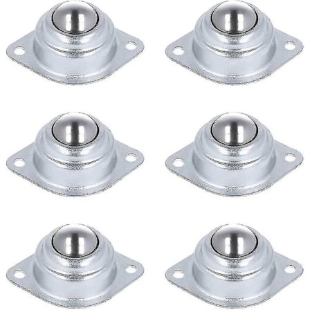 Pallonsiirtopyörät, 6 kpl Pallonsiirtopyörät Huonekalujen rauta palloilla