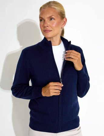 Abacus Lds Liffin Knitted Windstopper - Navy - XL