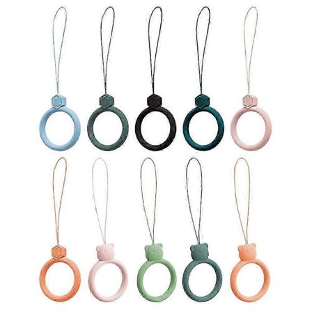 10 stk. Klevercase Mobiltelefon Lanyard Fingerring Mobiltelefon Ring Lanyard Mobiltelefon Fingerringe