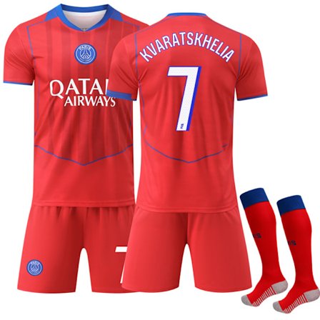 25-26 Ny Sæson Paris Saint-Germain Udebane Fodboldtrøje Sæt med Strømper