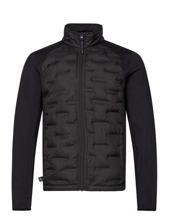 Barclay Hybrid Jacket Outerwear Sport Jackets Quilted Jackets Svart Lexton Links*Betinget Tilbud