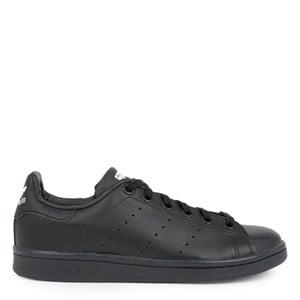 Kids - adidas Originals Black Stan Smith Sneakers 36 EU - Trainers - 36 EU - Black