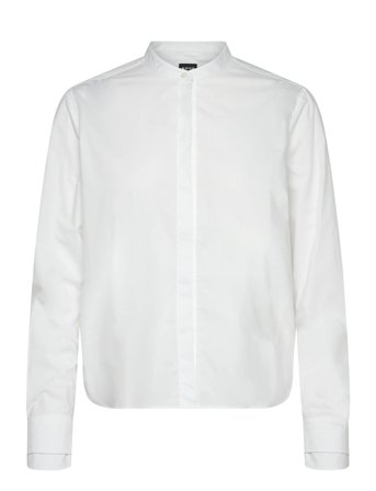 Bertyna_Monday Tops Shirts Long-sleeved White BOSS