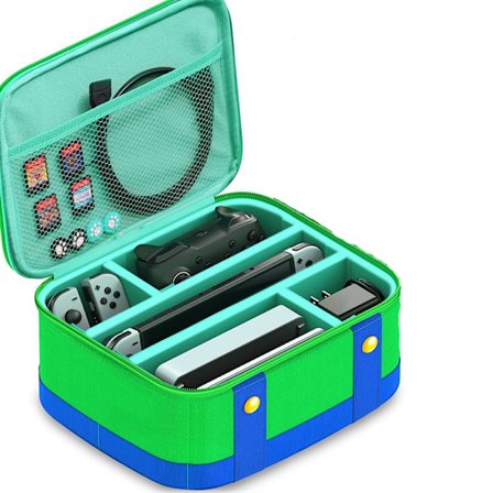 Stor Förvaringsväska för Switch, Reseväska för OLED Pro-konsol, Switch-tillbehör