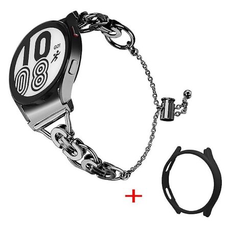 Rostfritt stål armband för Samsung Galaxy Watch 5 Pro 45mm med PC-skydd