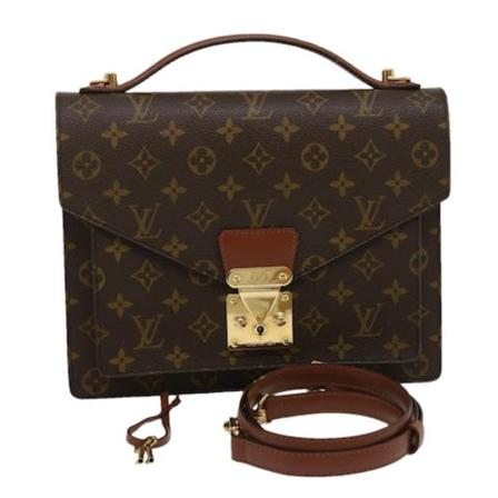 Louis Vuitton Vintage, Pre-owned Monceau Bag Bruin, Dames, Maat:ONE Size