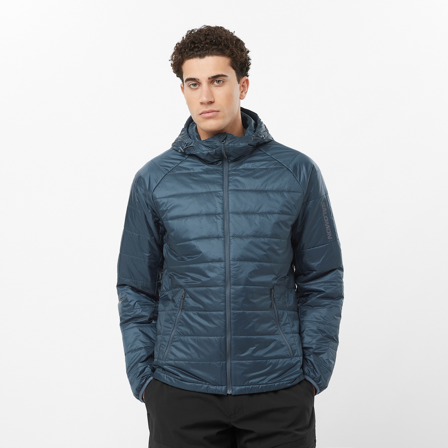 Salomon - Jakker Klær Outline Hd Insul Jkt M - Midnight Navy